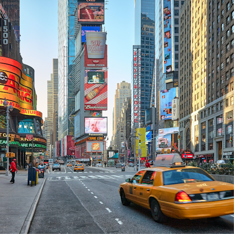 Tick nearby Times Square off your sightseeing list