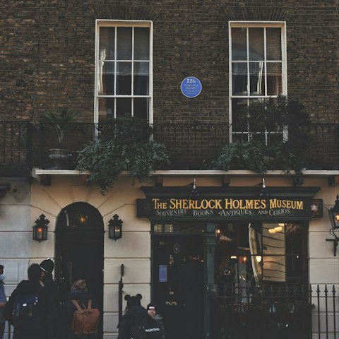 Step inside the world of Sherlock Holmes at his legendary 221B Baker Street home