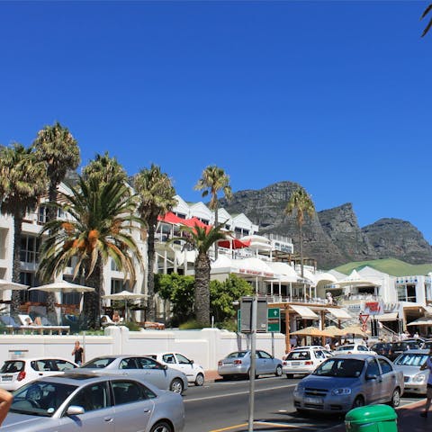 Explore the boutique shops and eateries in Camps Bay
