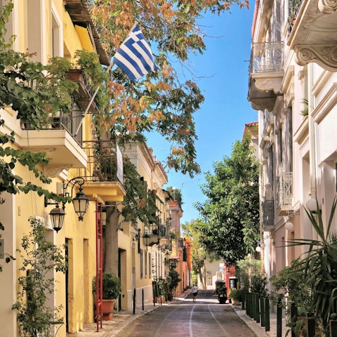 Discover Athens' lively local neighbourhoods, rich with cafes, food, and culture