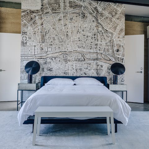 Spend a peaceful night in the designer styled bedrooms