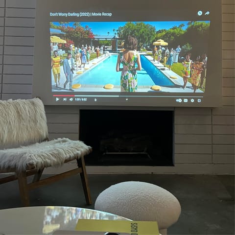 Make some popcorn for movie nights with the living room project