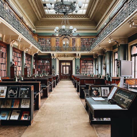 Visit the National History Museum and V & A, only a twenty-one-minute walk away