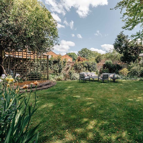 Enjoy the glorious gardens – croquet, anyone?