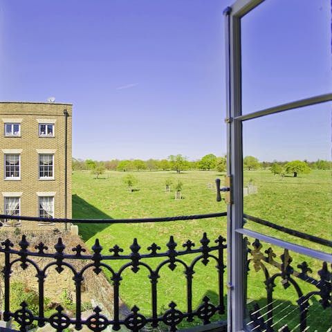 Take in the fresh air from your windows and balconies
