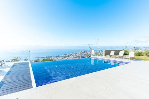 Swim in the private pool as the Atlantic stretches to the horizon