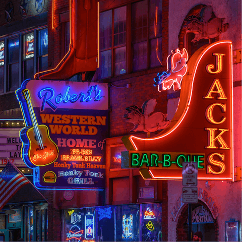 Take a fifteen-minute walk to Downtown to see some live music