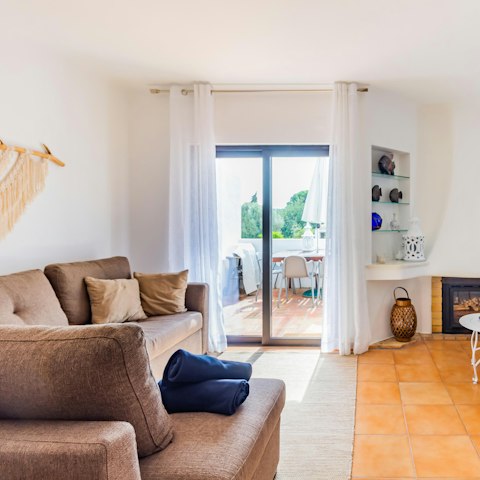 Find the comfiest spot on the couch and relax with your first coffee of the day