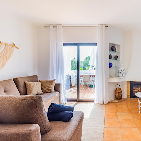 Find the comfiest spot on the couch and relax with your first coffee of the day
