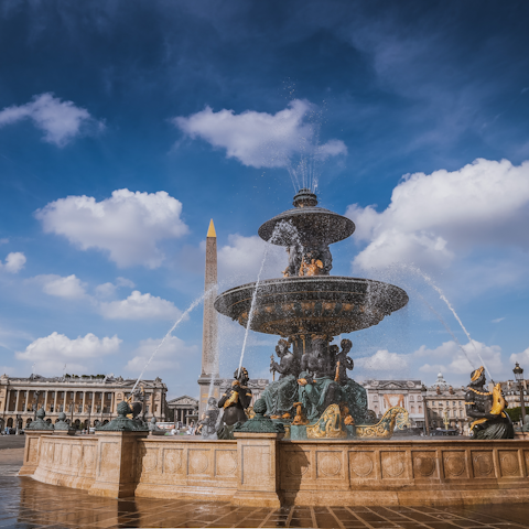 Visit the historic Place de la Concorde