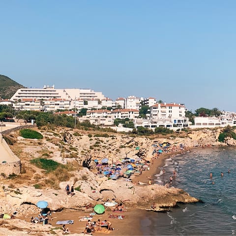 Spend your days at the beach and enjoy the lively atmosphere of Sitges