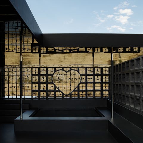 Soak in the desert atmosphere from the spa