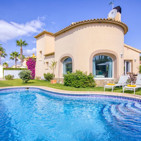 Make morning laps in your private pool part of your new routine