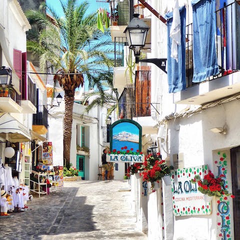 Hop on a ferry from Dénia for an afternoon in Ibiza