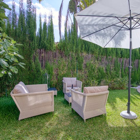 Sneak away to this shady spot for an afternoon siesta