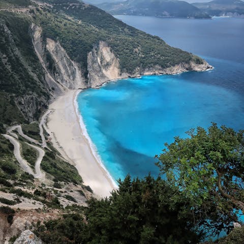 Take the family out on a beach day to the beautiful golden sands of Pessada Beach