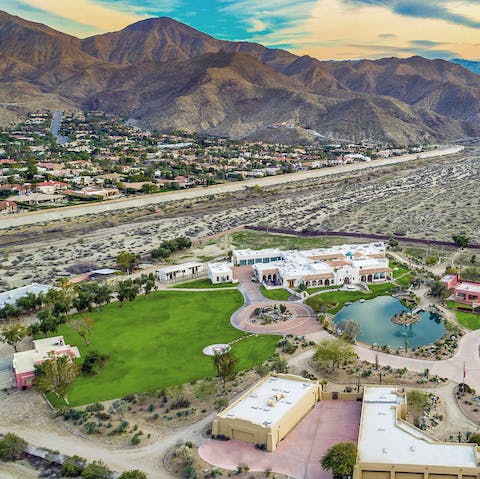 Go hiking in the Mount San Jacinto State Park that surrounds the estate