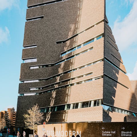 Walk to the Tate Modern to admire the latest exhibit