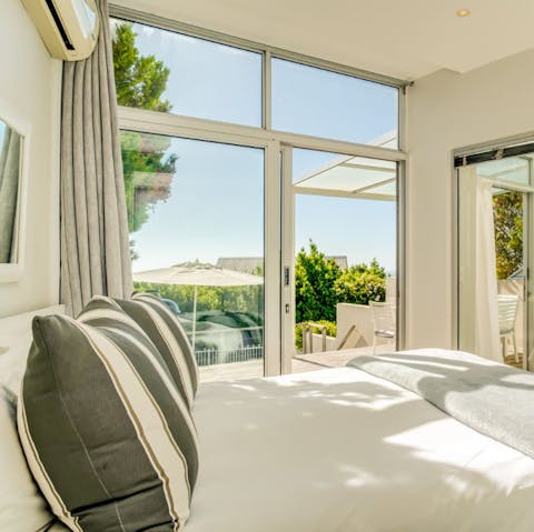 Step straight out into the sunshine from your bedroom