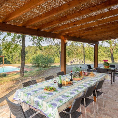 Enjoy a barbecue on the terrace