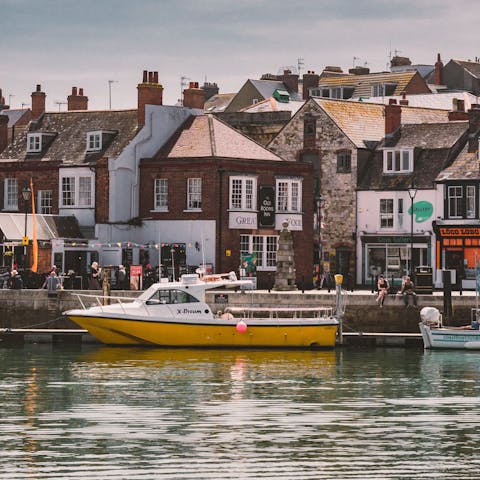 Explore Weymouth including the golden sandy beach on your doorstep