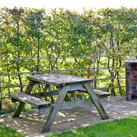 Have a family picnic amidst the greenery