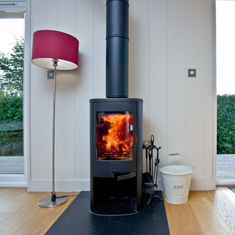 Cosy around the fire on chillier country days
