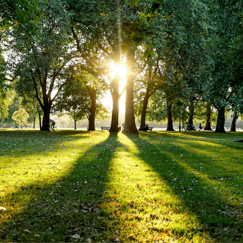 Savour leisurely afternoon strolls through Hyde Park