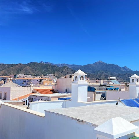 Stay in Nerja at the foothills of the Sierras of Tejeda, Almijara and Alhama Natural Park