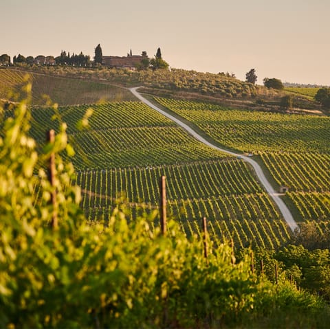 Stay within walking distance of the quaint Tuscan village of Lano