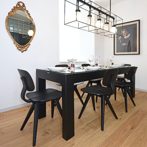 Pick up some fresh ingredients and share a delicious meal with your guests