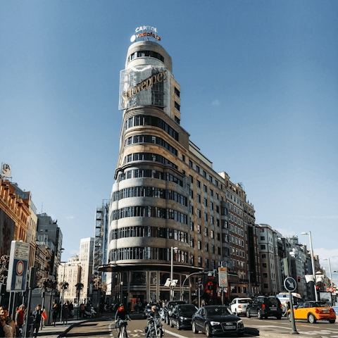 Treat yourself to some retail therapy and shop along the Gran Vía
