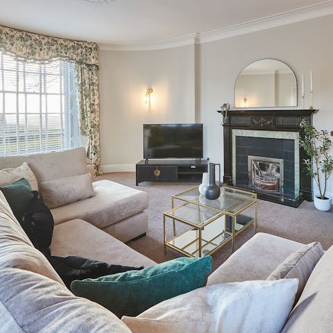 Curl up by the fireside after a day of country walks
