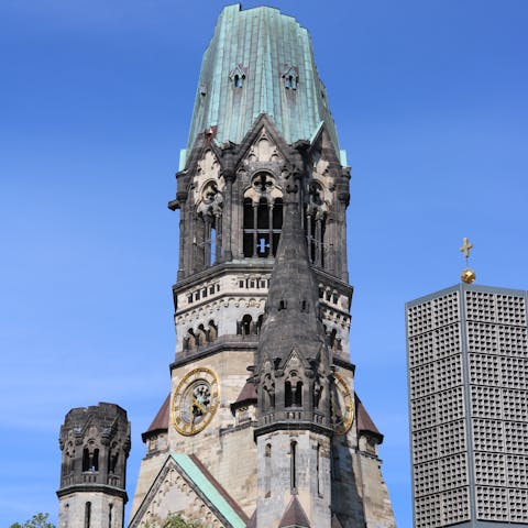 Hop onto the U-Bahn to Kaiser Wilhelm Memorial Church