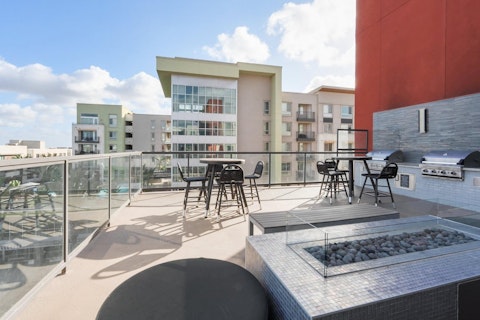 Fire up the barbecue on the rooftop terrace