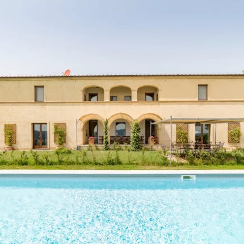 Look forward to cooling off with a mid-afternoon dip in the pool