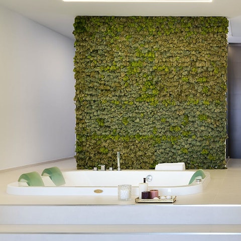 Take a soak in the Jacuzzi in the master bedroom