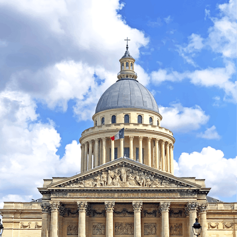 Walk the short distance to the historic Pantheon