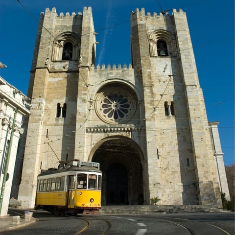 Explore the city on foot before hopping on one of its iconic trams for the journey home