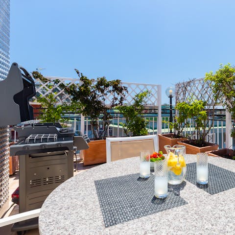 Get the grill going for an alfresco dinner