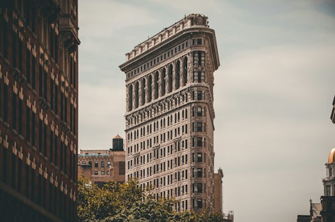 Marvel at the Flatiron Building, moments away
