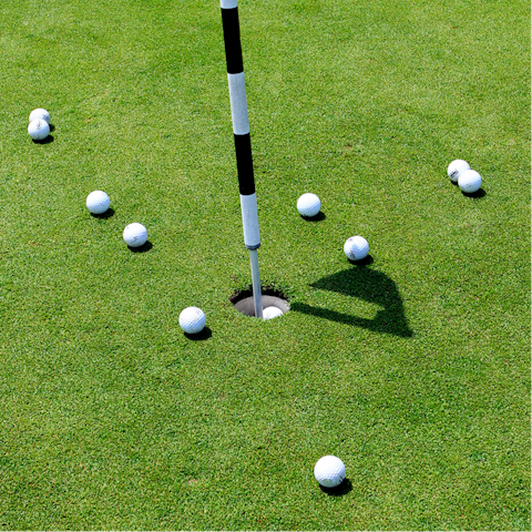 Play a round at Southwold Golf Club, a four-minute drive away