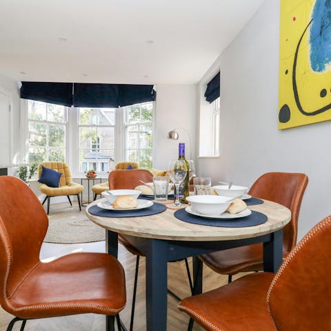 Nibble on the catch of the day for dinner