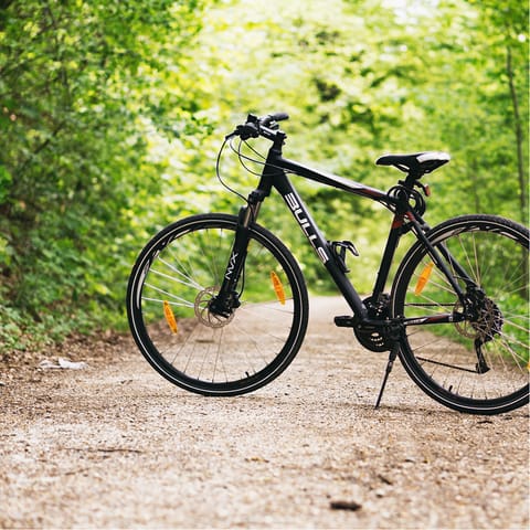 Set off on hikes and bike rides from the front door