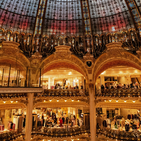 Ride the metro to Paris' iconic shops in just fifteen minutes