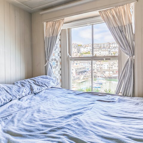 Wake up to the view of the aquamarine waters every day