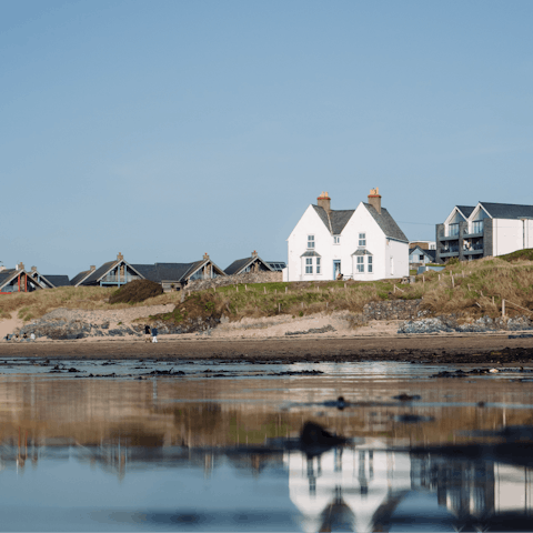 Stroll along the beautiful Wales Coast Path nearby