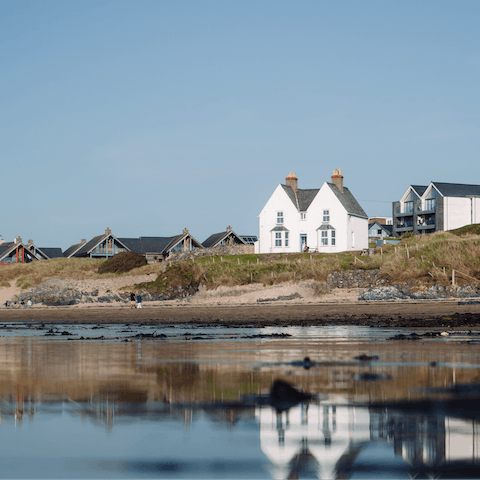 Stroll along the beautiful Wales Coast Path nearby