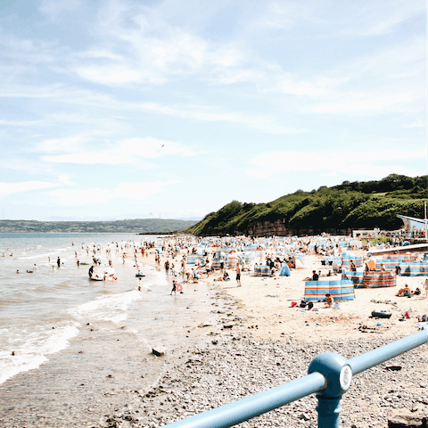 Visit Newborough Beach, just a twenty-three-minute drive from your door