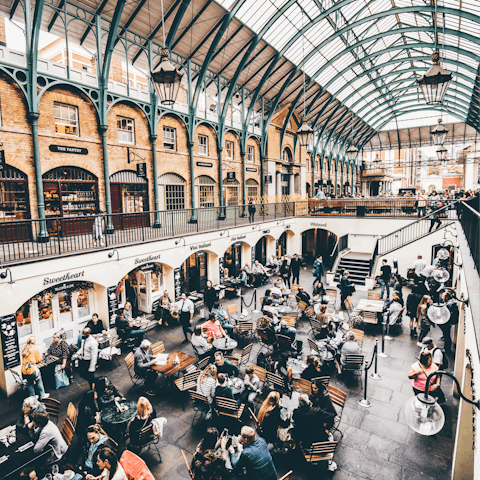 Hop on the Tube and reach Covent Garden in just twenty-five minutes